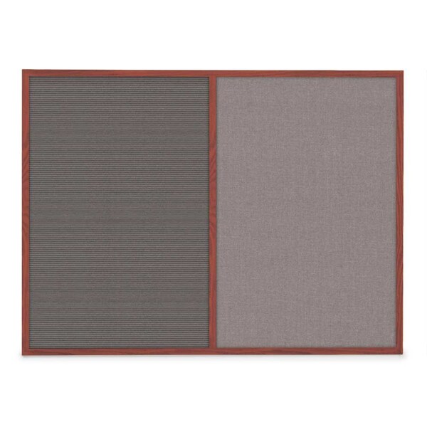 Sliding Door Indoor Enclosed Corkboard, 3